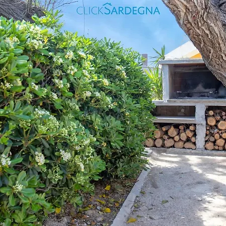 Seashore Of The Marina Of Sorso, 3 Rooms, Veranda On The Sea, Garden וילה *