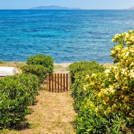 Seashore Of The Marina Of Sorso, 3 Rooms, Veranda On The Sea, Garden