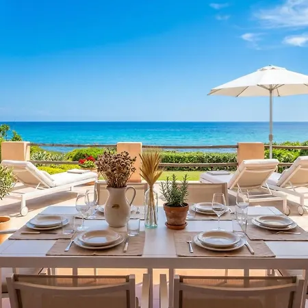Villa Seashore Of The Marina Of Sorso, 3 Rooms, Veranda On The Sea, Garden Sorso