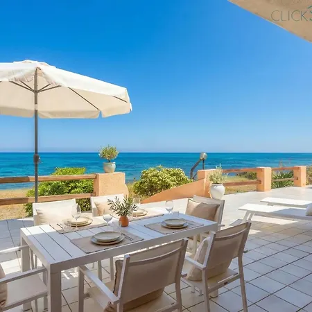 Seashore Of The Marina Of Sorso, 3 Rooms, Veranda On The Sea, Garden