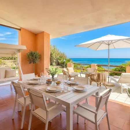 Seashore Of The Marina Of Sorso, 3 Rooms, Veranda On The Sea, Garden Sorso