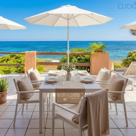 Villa Seashore Of The Marina Of Sorso, 3 Rooms, Veranda On The Sea, Garden