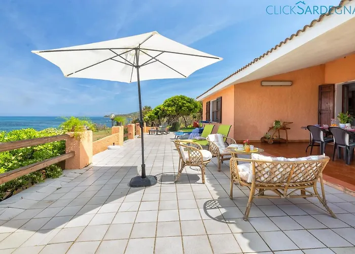 Villa Seashore Of The Marina Of Sorso, 3 Rooms, Veranda On The Sea, Garden *